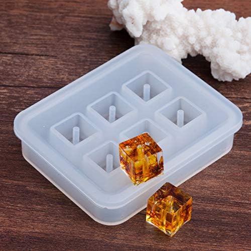 FineInno 4Pcs Beads Resin Molds,Sphere,Round Silicone Mold with Hole,Epoxy Casting Mold DIY Gemstone,Bracelet,Necklace,Earrings,Jewelry Making - Image 5