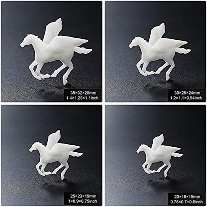 Woohome 14 PCS 3D Resin Mould Filler Mini Horse Paper Crane Paper Airplane Resin Casting Moulds Fillers, 3D Resin Filler Art Craft Supplies Epoxy Moulds for Art Resin Crafts DIY - Image 6