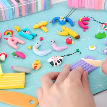 Artme Polymer Clay, 116 Colors Oven Bake Modeling Clay Starter Kits for Kids, Creative Polymer Clay Kit with Sculpting Tools and Jewelry Accessories, Non-Toxic, Ideal DIY Gifts for Adults and Teens - Image 5