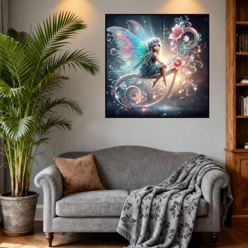 Xylogist Diamond Art Kits for Adults,Fairy Diamond Painting Kits 12X12 Inch - Image 2