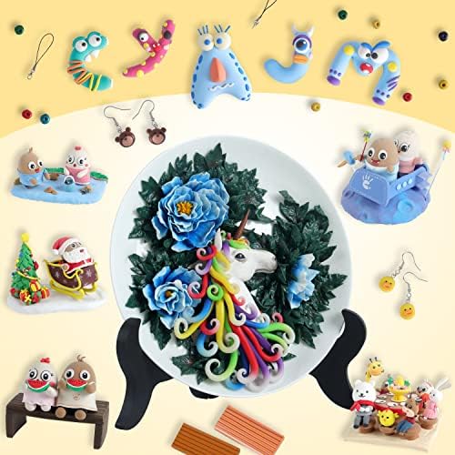 Cyajm 72 Colors Polymer Clay Kit, DIY Jewelry Crafts Gifts for Beginners - Image 6