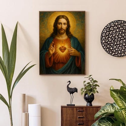 Jesus Paint by Numbers Kit for Adults Framed Canvas 12X16 in, Frameworkless - Image 2