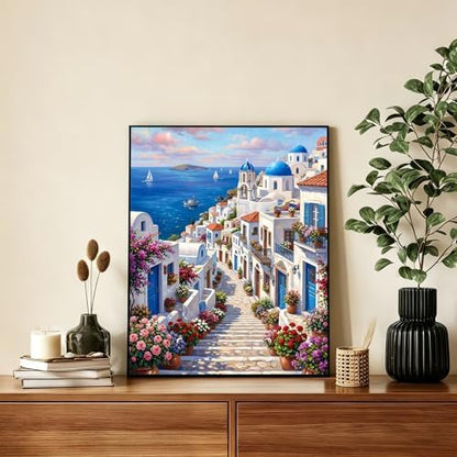 AUKELHJ Paint by Numbers Kit for Adults Beginner, Landscape, 16x20 inch - Image 2