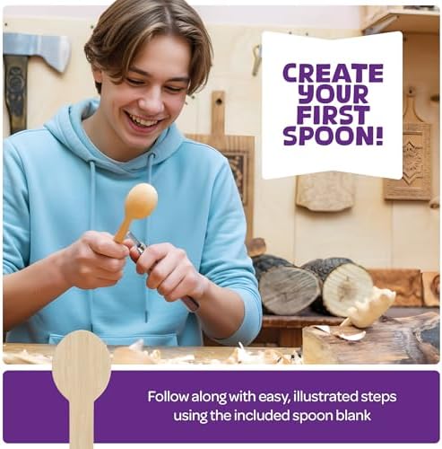 Wood Whittling Kit - Wood Carving Tools - Crafts for Adults - Easter Unique Gifts - Teen Boy Gifts - Birthday Gift Ideas for Women - Hobbies DIY Kits for Adults, Boys, Girls, Women, & Men - Image 2
