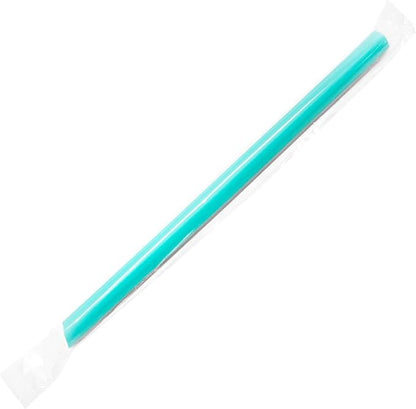 Karat [1,600 ct] 9" Boba Straws (10mm Diameter), Individually Wrapped, Assorted Solid Colors (C9060s)