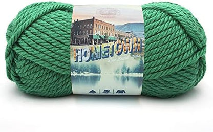 Lion Brand Yarn Hometown Yarn, Super-Bulky Yarn for Knitting, Crocheting, and Crafting, 1 Pack, Green Bay by LionBrandYarn