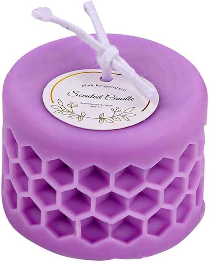 Grainrain 3D Beehive Candle Mold Honeycomb Silicone Soap Mold Wax Mould Candle Making Mould (SXY042)