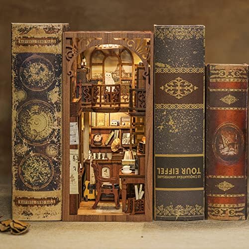 Cutefun Book Nook Kit, DIY Miniature Dollhouse Booknook for Adults - Image 3