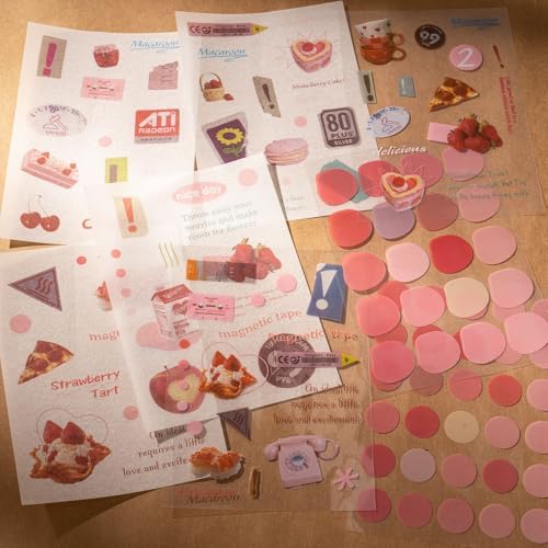 YagCu Scrapbook Kit for Beginners, Aesthetic Junk Journal Supplies, Scrapbooking and Journaling Materials, Bullet Journals Stationery, Planner DIY Arts Craft, Women Adults - Image 6