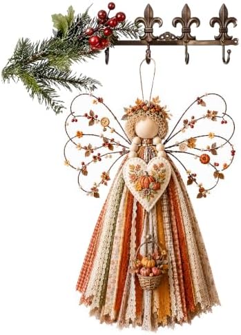 Angel Fabric Hanging DIY Kit Macrame Wall Weaving Craft for Adults - Image 3