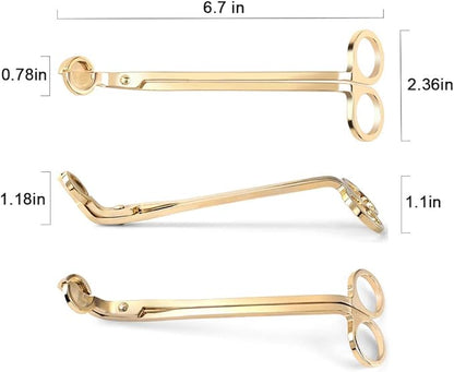 Candle Wick Trimmer Candle Wick Clipper Wick Cutter Scissor, Gold