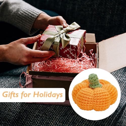 ACRNIGHEET Pumpkin Crochet Starter Kit Halloween Crochet Kit for Adults 6PCS DIY Crochet Kit for Beginners Crochet Knitting Supplies for Beginners with Step-by-Step Instruction and Video Tutorials - Image 6