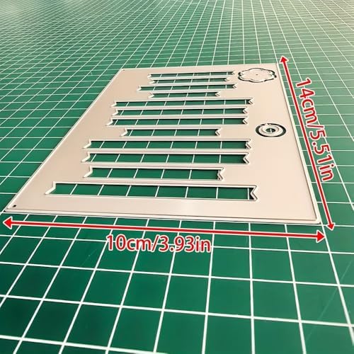 Lapoo Tool Metal Cutting Die for Scrapbooking - Durable, Cut Stencils for DIY Scrapbook Photo Album Decorative Paper Card, Card Making Supplies, Embossing (Piano Keys 5.5 x 3.9 in) - Image 3