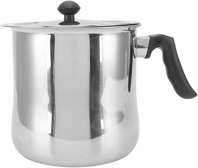 Candle Making Wax Pot, Stainless Steel Wax Cup Candle Making Pouring Pot Wax Melting Pot for Soy Wax Candle Soap Making DIY Crafts(1.5L)