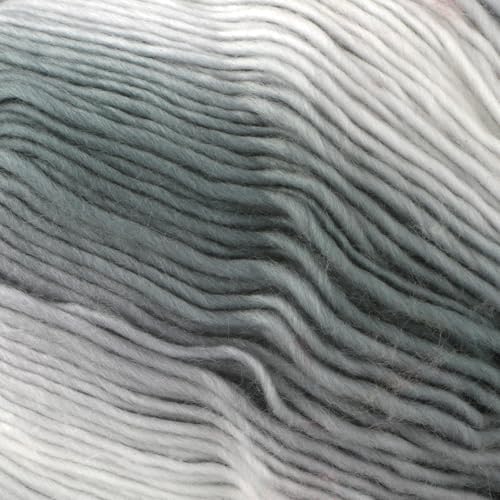 Loops & Threads Facets Yarn - Yarn for Knitting, Crochet, Weaving, and Arts & Crafts - Silver, Acrylic, 3.5 oz - Image 3