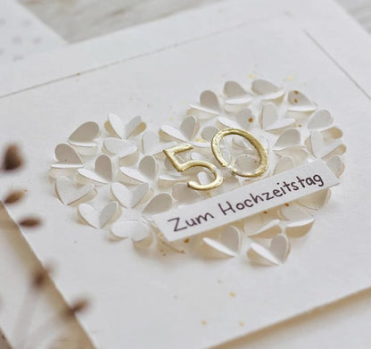 Lapoo Cutting Die for Scrapbooking, 3D Backgrounds Frame New Cutting Dies DIY Album Card Making Decor Paper Craft Metal Die Cuts Party Decorations (Love Shadow 3.2 x 2.8 in) by LAPOO