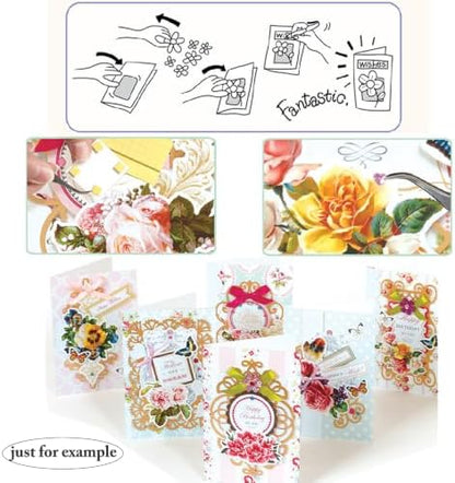 Huralona Greeting Card Making Supplies Envelope Kit Gift Anniversary Craft - Image 4