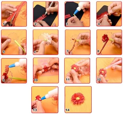 Quilling Kit Colorful Cardmaking Handmade Supplies - Image 3