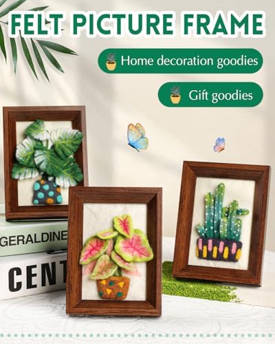 OEHPICC Needle Felting Kits for Beginners Adult with Frame - Image 2