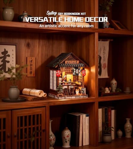Spilay DIY Miniature House Kit for Adults, Mini Dollhouse & Book Nook Kit - Image 4