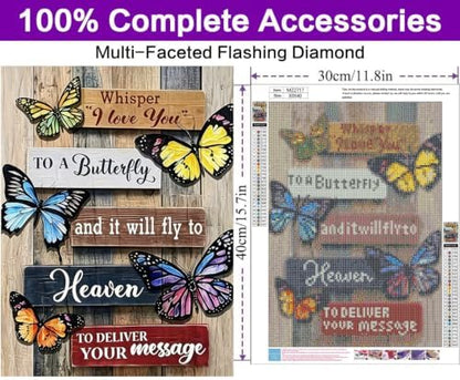 Diamond Art Kits for Adults, Butterfly Diamond Art Painting Kits for Adults - Image 4