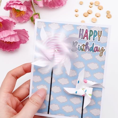 30Pcs Mini Metal Rotating Bearings for DIY Handmade Crafts Paper Cards Scrapbooking DIY Greeting Cards 360°Rotation Smooth Spin Mechanism Spinner for Jewelry Making Nail Decoration - Image 5