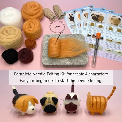 Truslin Needle Felting Kit, 4 Pcs Doll Making Needle Felting Starter Kit - Image 6