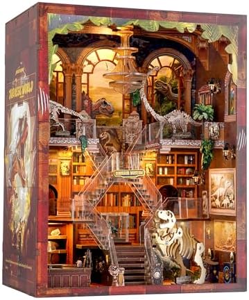 NookMaster Museum Book Nook Kit, DIY Miniature Dollhouse Kit by Follow