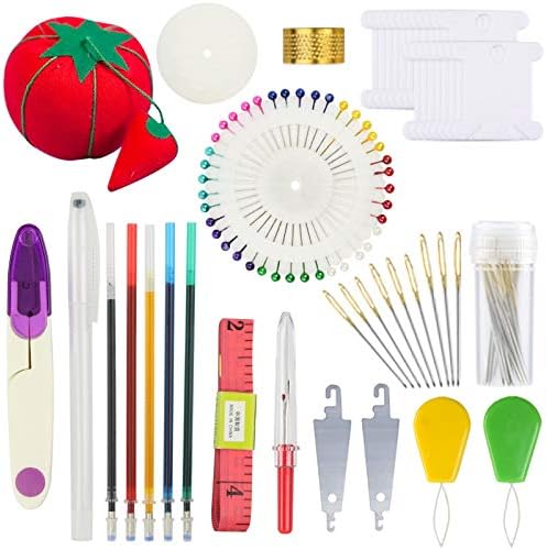 Similane Embroidery Kit 215 Pcs,100 Colors Threads,5 Pcs Embroidery Hoops,3 Pcs Aida Cloth,40 Sewing Pins,Cross Stitch Tools and Embroidery Starter Kit for Adults Beginners - Image 6