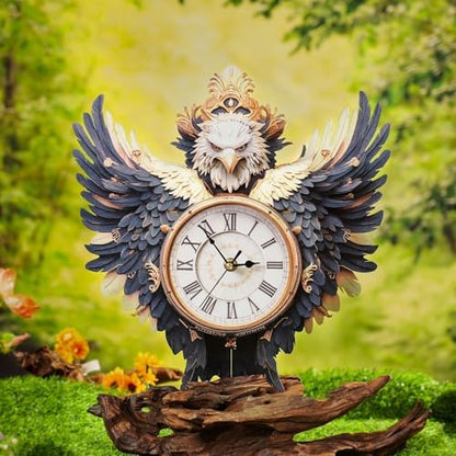 3D Puzzles for Adults, Eagle Wall Clock 3D Wooden Puzzles Clock Kits for DIY Birthday Gift for Women Men Home Decor Holiday Christmas - Image 6