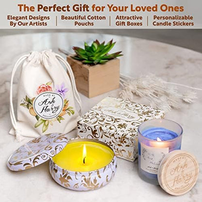 ASH & HARRY Premium Soy Candle Making Kit for Adults, Complete Gift Set with 10 Premium Tins & Jars, DIY Starter Candle Making Supplies, Perfect Home Decorations Holiday Gift Which Makes 10 Candles - Image 5