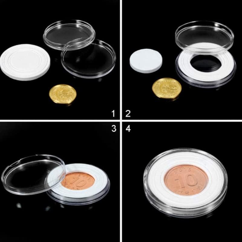 Handmade Coin Resin Mold with 200 Foam Gasket Coin Storage Box Epoxy Casting Mould Coin Collection Craft Tools - Image 6
