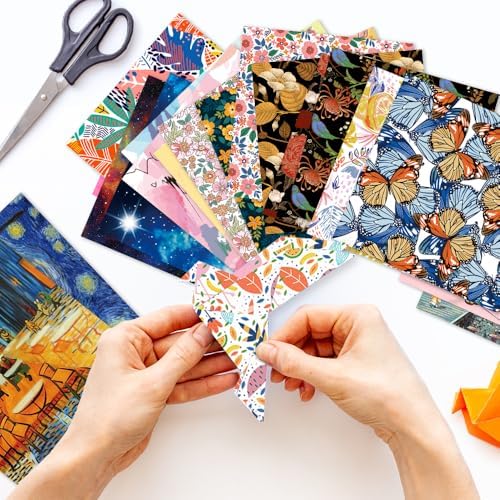 12 Different Packs Full Collection Origami Paper, 6-Inch Double Sided Color - Image 7