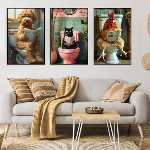 3 Pack Framed Paint by Numbers for Adult with Wooden Easel (8x12 inch) - Image 5