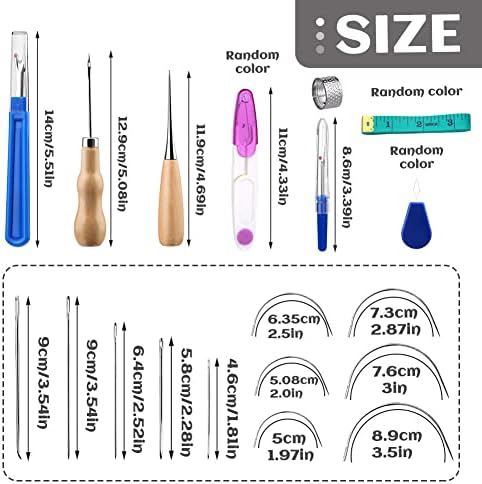 BUTUZE Upholstery Repair Kit, Leather Sewing Kit, Sewing Waxed Thread - Image 2