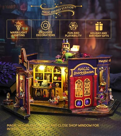 Spilay DIY Miniature House Kit for Adults, Miniature Dollhouse Building Kit - Image 6