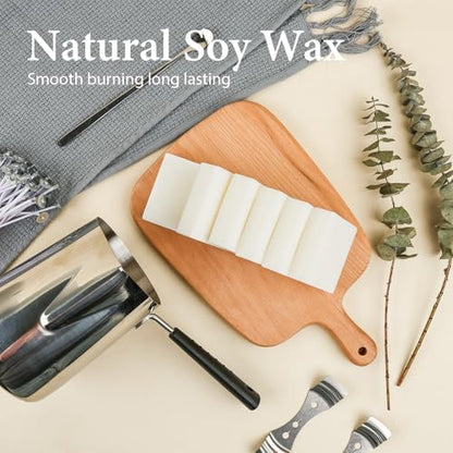 SAEUYVBCandle Making Kit,Candle Making Kit with Wax Melter, Complete Candle Making Kit for Adults Beginners, Candle Making Supplies, DIY Arts & Crafts Kits Perfect as Home Decorations - Image 4