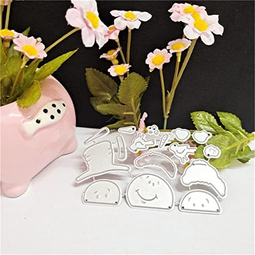 Scrapbooking Die-Cuts, Christmas Metal Cutting Dies for Card Making, Paper Craft Punch Template, Background Embossing Stencils, DIY Album Décor (Hat Snowman-10x6.7cm) - Image 5