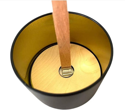 Wick Centering Tool for Single Wick Candle, 1-Wick Stabilizer, Wooden and Cotton Wick Holder,Wick Stabilizer for Candle Making (2.5")