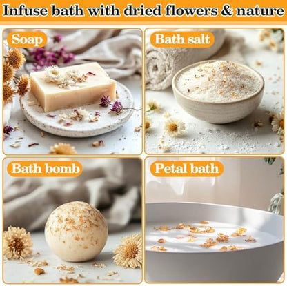 Sukh 14 Bags Dried Herbs Kit - Dried Flower Botanicals Bulk for DIY Crafts - Image 5
