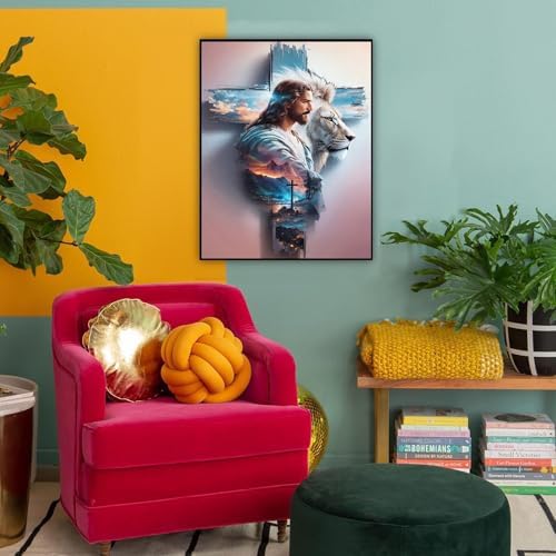 HITO Jesus Paint by Numbers Kit for Adults 16x20 Inch Frameless - Image 3