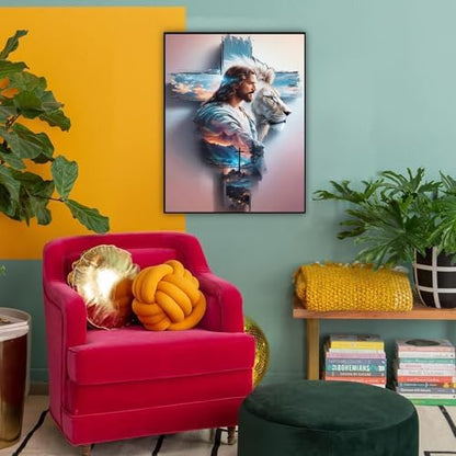 HITO Jesus Paint by Numbers Kit for Adults 16x20 Inch Frameless - Image 3