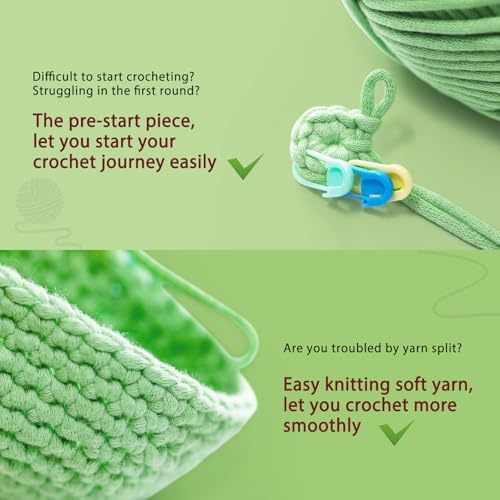 CrochetBox Turtle Crochet Kit for Beginners, Easy Craft for Adults - Image 6