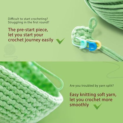 CrochetBox Turtle Crochet Kit for Beginners, Easy Craft for Adults - Image 6