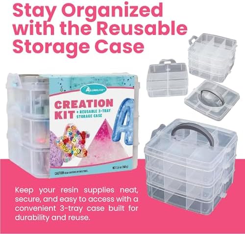 Alumilite Creation Kit 84-Piece Resin Craft Kit for Beginners - Image 5