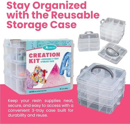 Alumilite Creation Kit 84-Piece Resin Craft Kit for Beginners - Image 5
