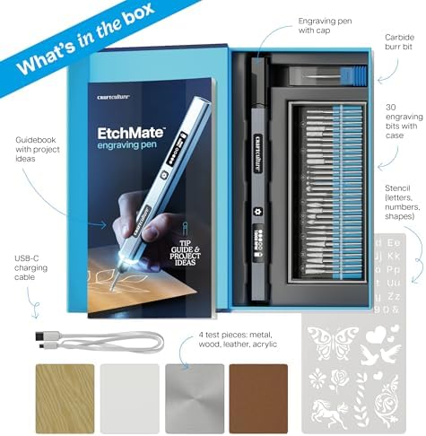EtchMate Engraving Pen for Metal, Wood, Glass, Plastic & All Materials - Image 5