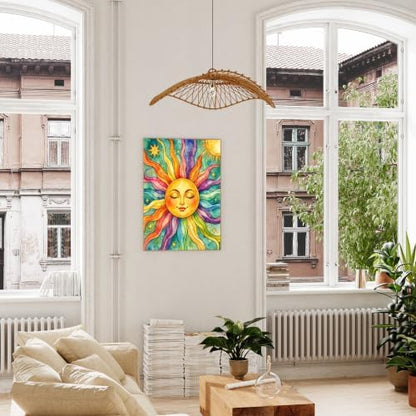 xcemhil Sun Paint by Numbers Kit for Adults Beginner, Summer Paint by Numbers for Adult, Acrylic Paint by Number Kits Suitable for Home Wall Art Decor Gifts 16x20 Inch - Image 6