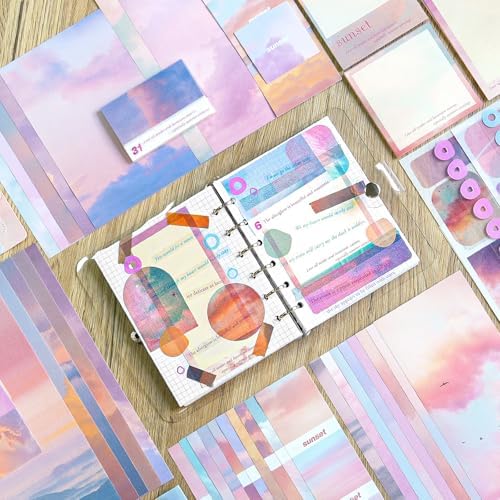 Scrapbooking Supplies Kit, A6 Grid Notebook, Vintage Junk Journaling Kit - Image 7