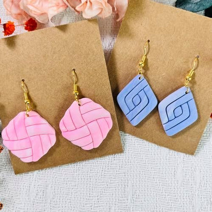 Xaekicr 2PCS Geometric Line Polymer Clay Cutters – Modern Clay Cutters for Earrings, Tools and Molds for Polymer Clay Jewelry DIY - Image 2